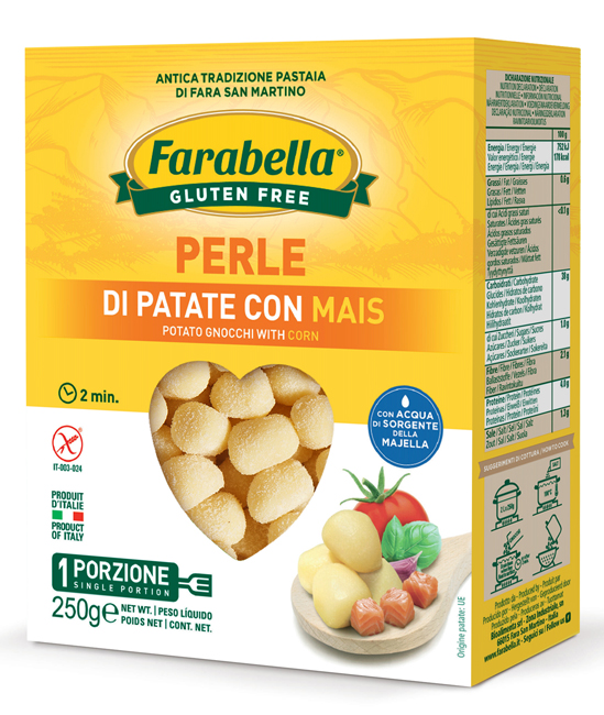 FARABELLA PERLE PATATE MAIS 250 G - Farmadillo