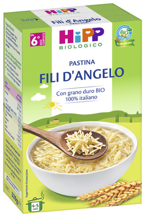 HIPP BIO PASTINA FILI D'ANGELO 320 G - Farmadillo