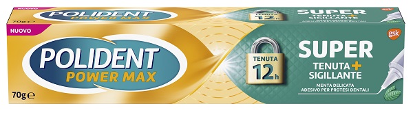 POLIDENT SUPER TENUTA+SIGILLANTE MENTA DELICATA ADESIVO PROTESI DENTALE 70 G - Farmadillo