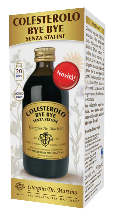COLESTEROLO BYE BYE SENZA STATINE 200 ML - Farmadillo