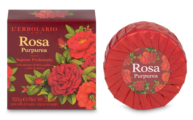 ROSA PURPUREA SAPONE PROFUMATO 100 G - Farmadillo