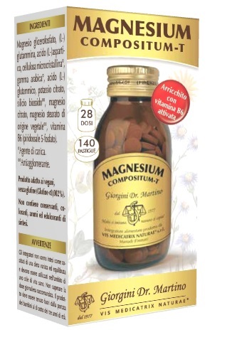 MAGNESIUM COMPOSITUM-T 140 PASTIGLIE - Farmadillo