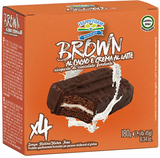 HAPPY FARM BROWN 4 PEZZI DA 45 G - Farmadillo