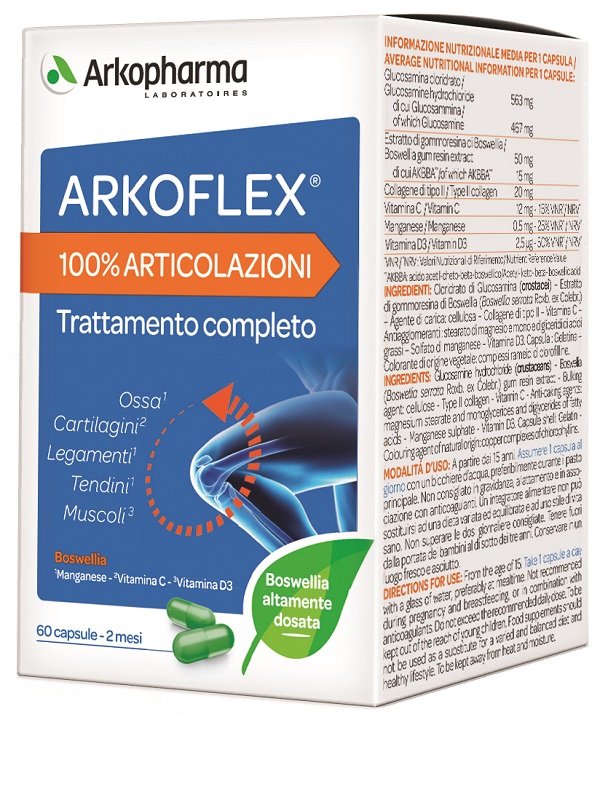 ARKOFLEX 100% ARTICOLAZIONI 60 CAPSULE - Farmadillo