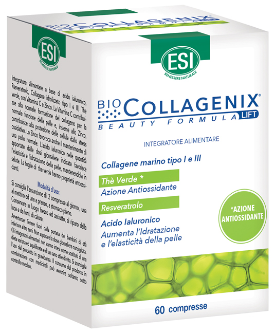 ESI BIOCOLLAGENIX ANTIOSSIDANTE 60 COMPRESSE - Farmadillo