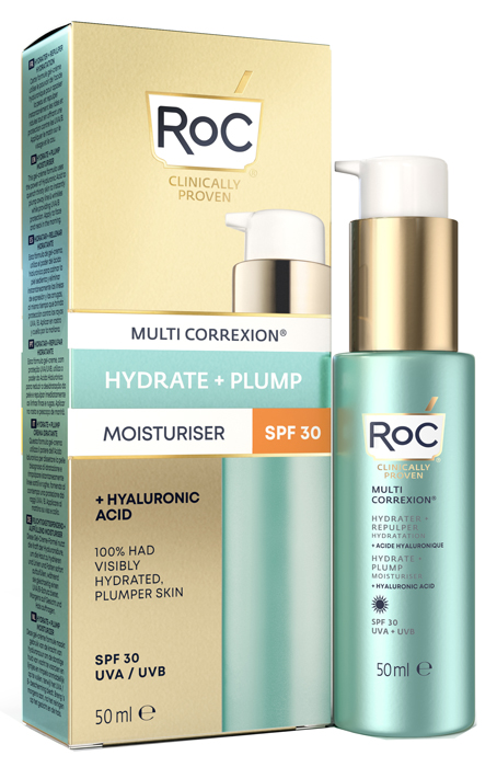 ROC MULTI CORREXION HYDRATE+ PLUMP IDRATANTE VISO SPF30 50 ML - Farmadillo