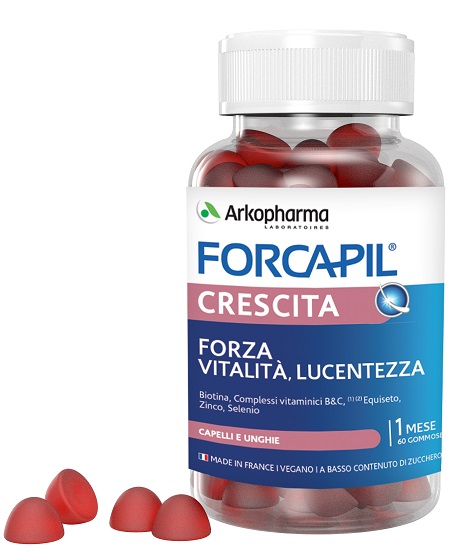 FORCAPIL CRESCITA 60 GOMMOSI - Farmadillo