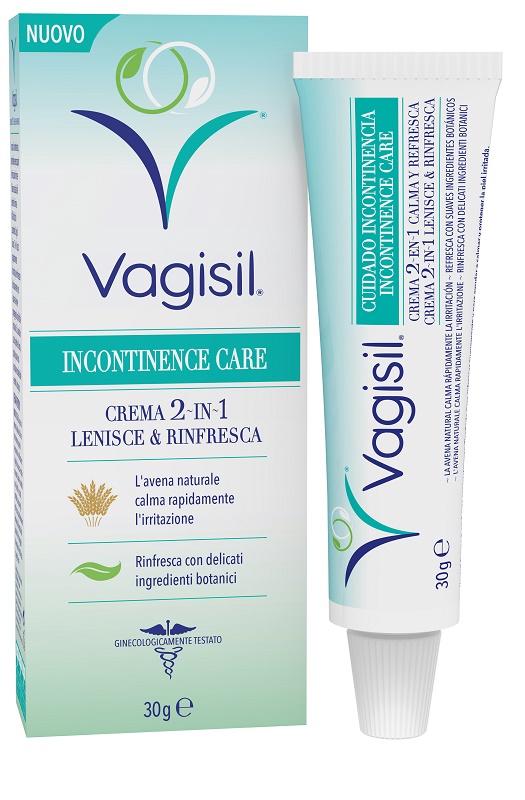 VAGISIL INCONTINENCE CARE CREMA 2IN1 LENISCE & RINFRESCA 30 G - Farmadillo