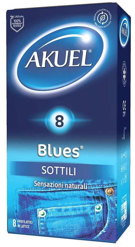 PROFILATTICO AKUEL BLUES SOTTILE 8 PEZZI - Farmadillo