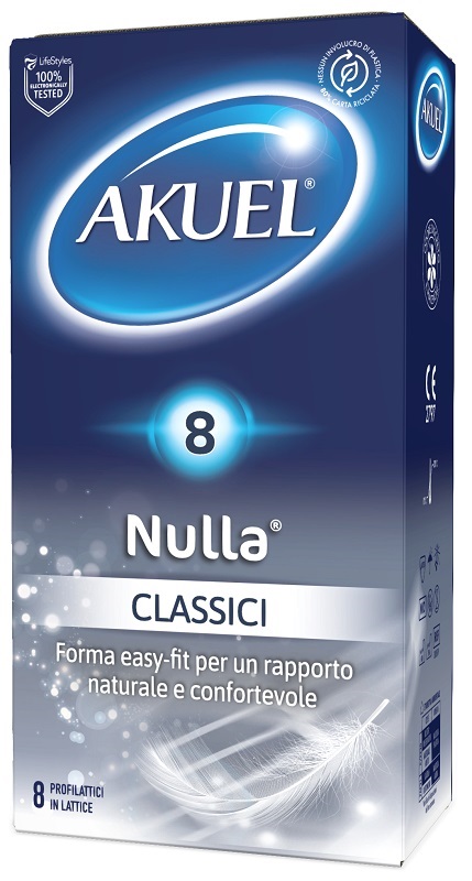 PROFILATTICO AKUEL NULLA CLASSICO 8 PEZZI - Farmadillo