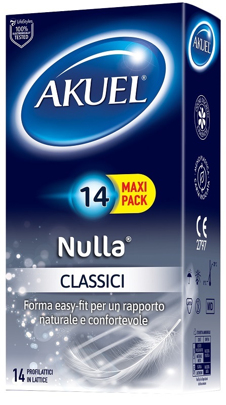 PROFILATTICO AKUEL NULLA CLASSICO 14 PEZZI - Farmadillo