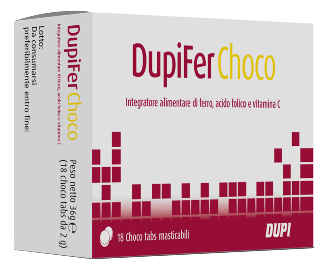 DUPIFER CHOCO 18 CHOCO TABS - Farmadillo