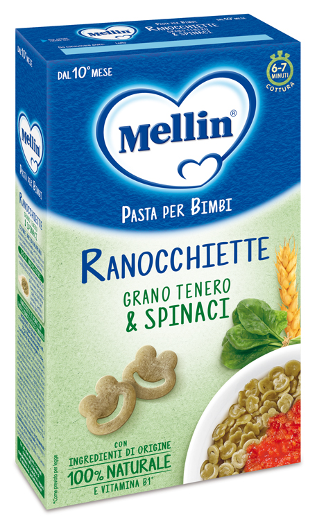 MELLIN RANOCCHIETTE CON SPINACI 280 G - Farmadillo