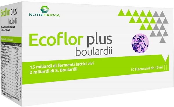 ECOFLOR PLUS BOULARDII 10 FLACONCINI - Farmadillo