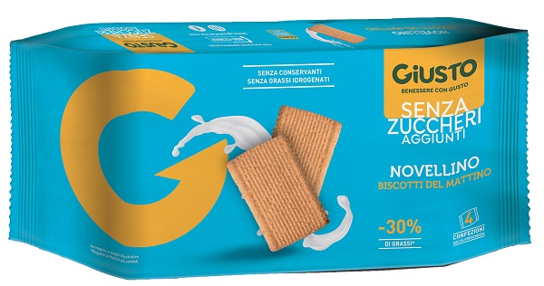 GIUSTO SENZA ZUCCHERO BISCOTTI MATTINO 350 G - Farmadillo