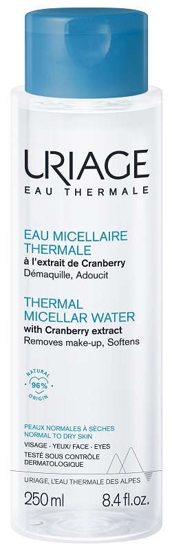 URIAGE EAU MICELLAIRE THERMALE PELLI NORMALI SECCHE 250 ML - Farmadillo