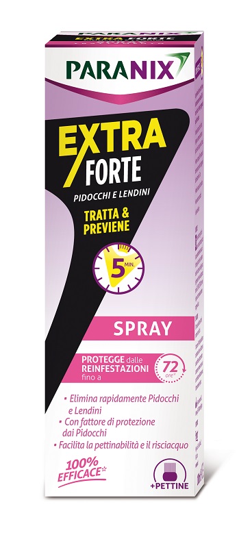 SPRAY EXTRA FORTE PARANIX PER PIDOCCHI E LENDINI 100 ML - Farmadillo