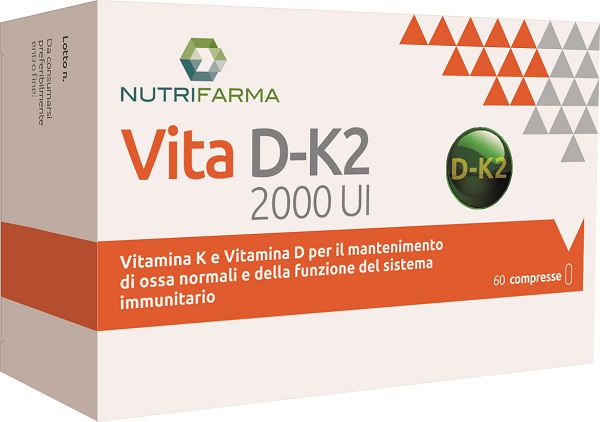 VITA D-K2 60 COMPRESSE - Farmadillo