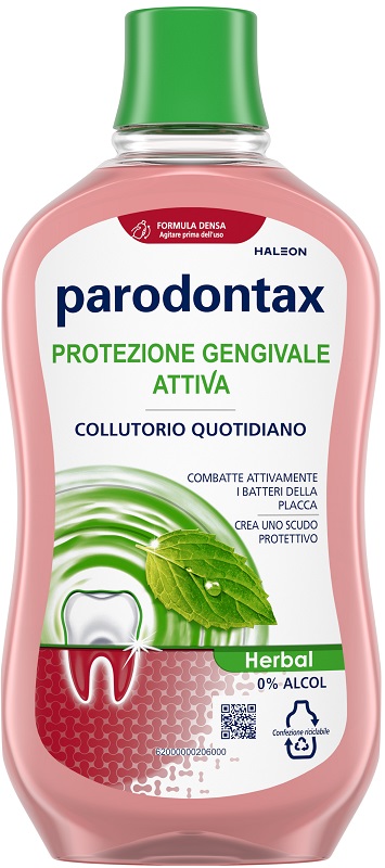 PARODONTAX COLLUTORIO PROTEZIONE GENGIVE HERBAL 500 ML - Farmadillo