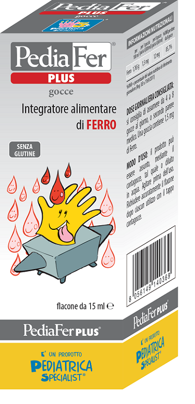 PEDIAFER PLUS GOCCE 15 ML - Farmadillo