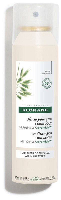 KLORANE SHAMPOO SECCO EXTRA DELICATO AVENA&CERAMIDE TUTTI I TIPI DI CAPELLI SPRAY 150 ML - Farmadillo