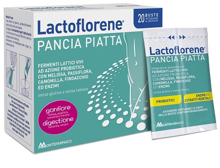 LACTOFLORENE PANCIA PIATTA 20 BUSTINE - Farmadillo