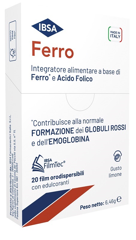 FERRO IBSA 20 FILM ORODISPERSIBILI - Farmadillo