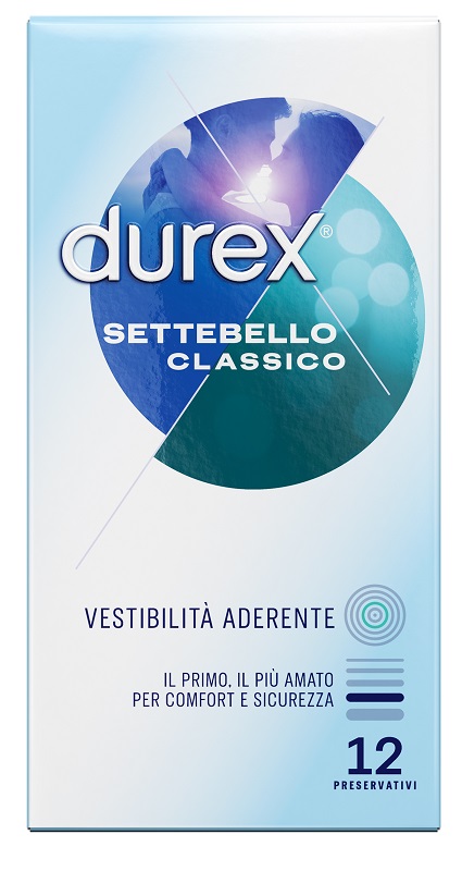 PROFILATTICO DUREX SETTEBELLO CLASSICO 12 PEZZI - Farmadillo