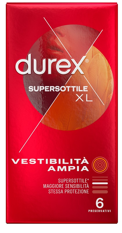 PROFILATTICO DUREX SUPERSOTTILE XL 6 PEZZI - Farmadillo