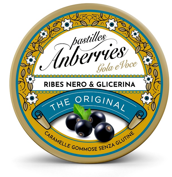 ANBERRIES CLASSICHE RIBES NERO GLICERINA 50 G - Farmadillo