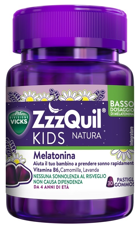 VICKS ZZZQUIL KIDS NATURA 30 PASTIGLIE GOMMOSE - Farmadillo