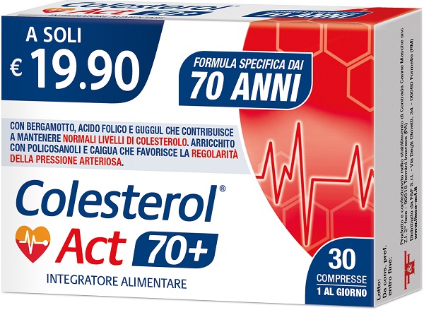 COLESTEROL ACT 70+ 30 COMPRESSE - Farmadillo