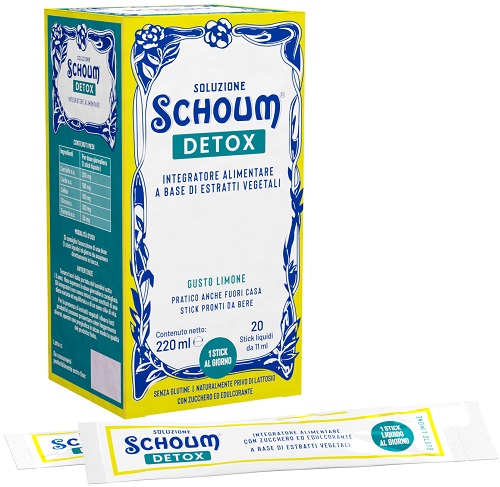 SOLUZIONE SCHOUM DETOX 20 STICK - Farmadillo