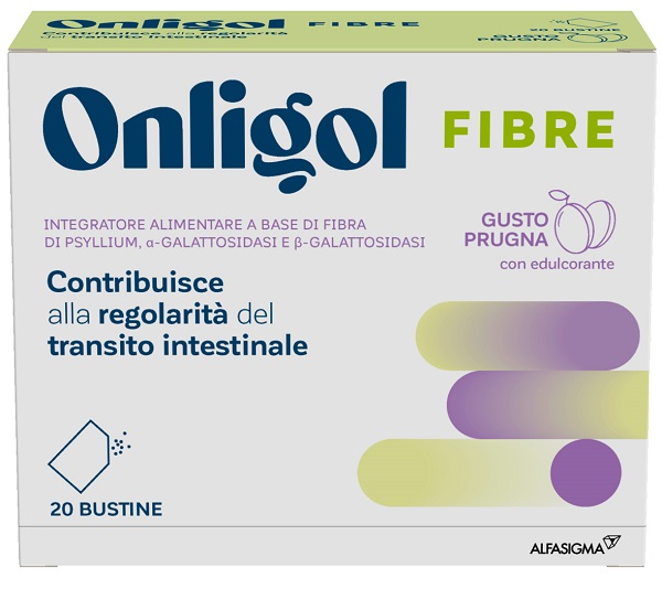ONLIGOL FIBRE PRUGNA 20 BUSTINE - Farmadillo