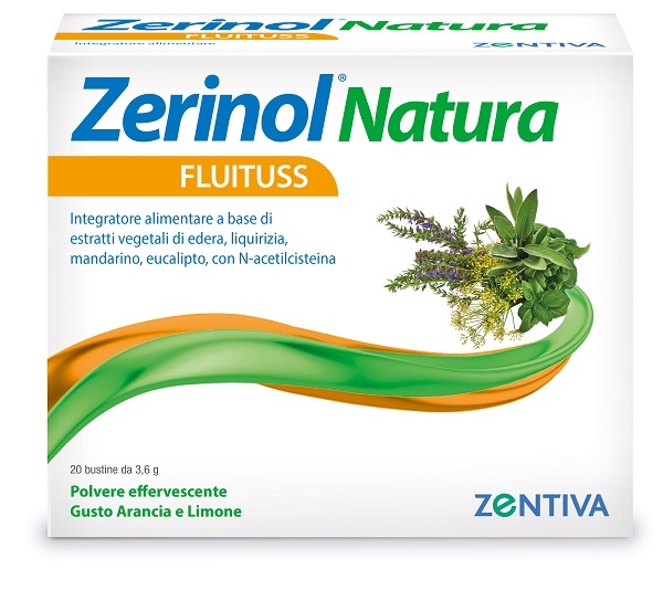 ZERINOL NATURA FLUITUSS 20 BUSTINE - Farmadillo