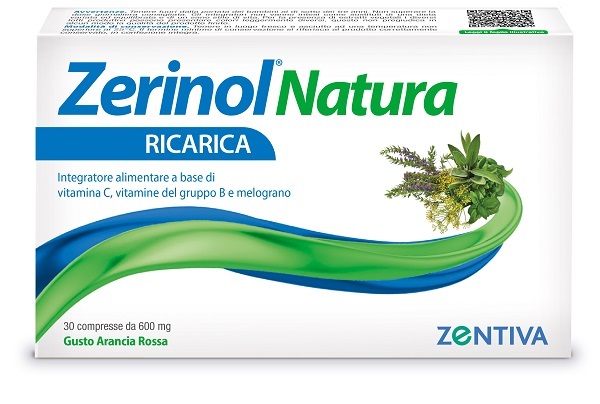ZERINOL NATURA RICARICA 30 COMPRESSE - Farmadillo