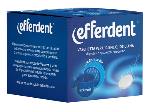 EFFERDENT VASCHETTA PORTAPROTESI - Farmadillo