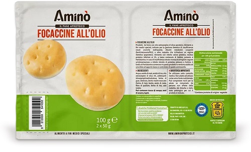 AMINO' FOCACCINE OLIO 100 G - Farmadillo