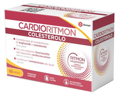 CARDIORITMON COLESTEROLO 60 CAPSULE - Farmadillo