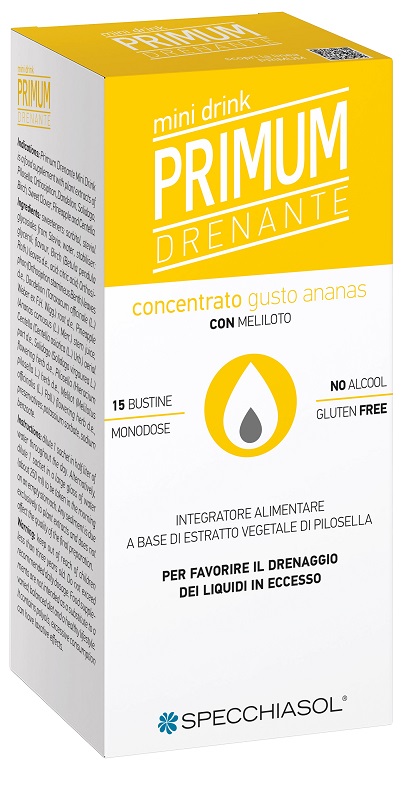 PRIMUM DRENANTE MINI DRINK ANANAS 15 BUSTINE - Farmadillo