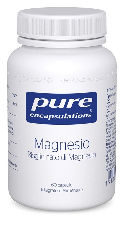 PURE ENCAPSULATIONS MAGNESIO BISGLICINATO 60 CAPSULE - Farmadillo