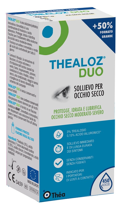 SOLUZIONE OFTALMICA THEALOZ DUO 15 ML - Farmadillo