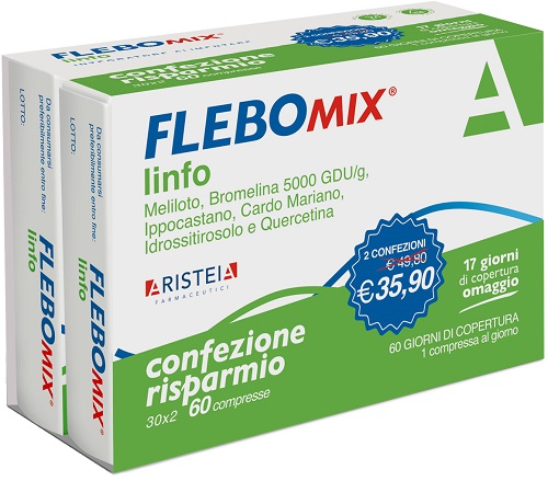 FLEBOMIX LINFO BIPACK 30 + 30 COMPRESSE - Farmadillo