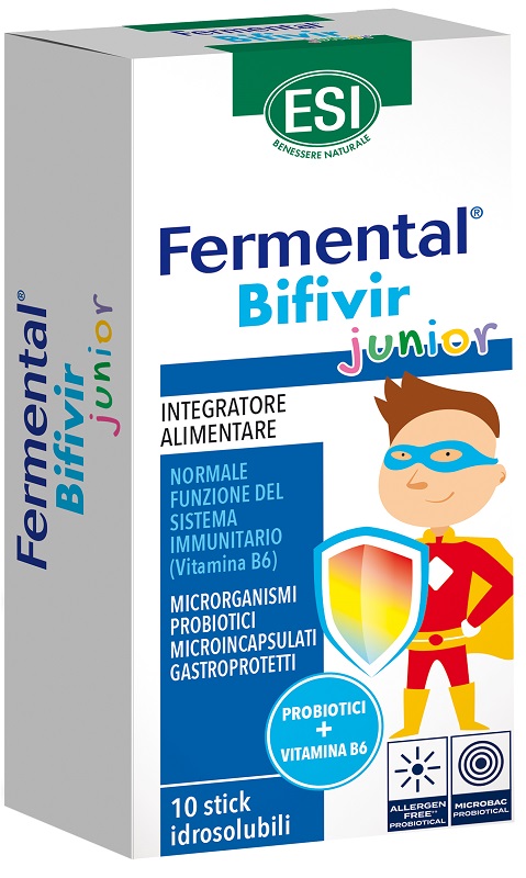 ESI FERMENTAL BIFIVIR JUNIOR 10 STICK IDROSOLUBILI - Farmadillo